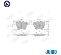 BRAKE PAD SET DISC BRAKE 573457J FOR BMW X5/SAV/F15/F85/E70 X6/SAC/E71/E72/F16
