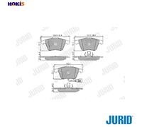 JURID 573463J Brake pad set
