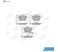 BRAKE PAD SET DISC BRAKE 573463J FOR VW GOLF/VI/Van/Convertible SCIROCCO SEAT