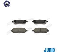 Jurid Brake Pad Set 573648J – Disc Brake for Suzuki Swift V/MK/IV/III, Subaru 1.0L 3cyl