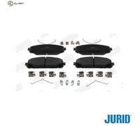Brake pads 573703J JURID for JEEP CHEROKEE CHEROKEE VAN