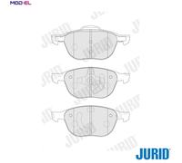 JURID 573753J Brake pad set