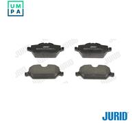 Jurid Brake Pad Set 573755J - Rear Disc Brake for MINI (2010-2017) Countryman/Cooper/Paceman