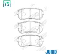 JURID 573757J Brake pad set