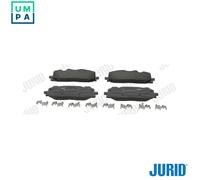 JURID 573773J Brake pad set