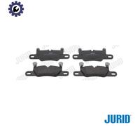 Brake pads 573776J JURID for PORSCHE 911 911 Convertible 911 Targa CAYENNE
