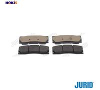 BRAKE PAD SET DISC BRAKE 573861J FOR JAGUAR 508PS 5.0L 8cyl XK Convertible