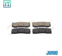 BRAKE PAD SET DISC BRAKE 573861J FOR JAGUAR 508PS 5.0L 8cyl XK Convertible