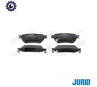 Brake pads 573917J JURID for MAZDA 6 Saloon 6 Estate