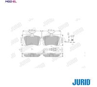 BRAKE PAD SET DISC BRAKE 573938J FOR SKODA OCTAVIA/Van/Combi FABIA VW SEAT