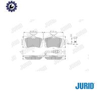 BRAKE PAD SET DISC BRAKE 573938J FOR SKODA OCTAVIA/Van/Combi FABIA VW SEAT