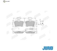 BRAKE PAD SET DISC BRAKE 573938J FOR SKODA OCTAVIA/Van/Combi FABIA VW SEAT