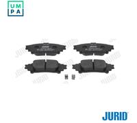 Jurid Brake Pad Set 573973J - Disc Brake for Lexus 2AR-FSE 2.5L (4cyl) & 3.5L (6cyl) IS III / GS