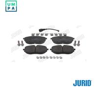Jurid Brake Pad Set 574078J - Front Disc Brake for VW California/Caravelle/Transporter