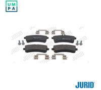 Brake pads 574101J JURID for MERCEDES-BENZ AMG GT AMG GT Roadster