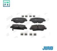 JURID 574140J Brake pad set
