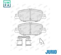 JURID 574155J Brake pad set