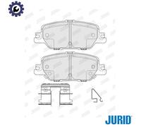 BRAKE PAD SET DISC BRAKE 574155J FOR HONDA K24W9 2.4L 4cyl CR-V V