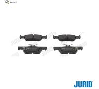 Jurid Brake Pad Set 574222J – Disc Brake for Honda Jazz V