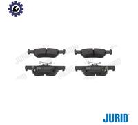 Jurid Brake Pad Set 574222J – Disc Brake for Honda Jazz V