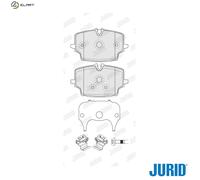 BRAKE PAD SET DISC BRAKE 574271J FOR MINI BMW X1/U11 B38 A15 P 1.5L 3cylB 2.0L