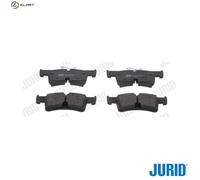 Jurid Brake Pad Set 574281J - Disc Brake for VW Multivan T7 (DSSA/DZLA 2.0L, DRNB 2.0L, DGEA 1.4L)