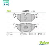 BRAKE PAD SET DISC BRAKE 598753 FOR SAAB MG BMW B205E/B205LB235R/B235E 2.3L 4cyl
