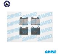 Fits SAMKO 5SP027 Brake Pad Set, Disc Brake