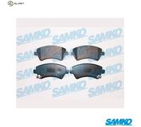 Fits SAMKO 5SP1002 Brake Pad Set, Disc Brake