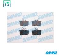 BRAKE PAD SET DISC BRAKE 5SP1037 FOR HONDA ACCORD/VII/EURO/Tourer/VIII/Mk 2.4L