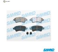 SAMKO 5SP1105 Brake Pad Set, disc brake for PEUGEOT