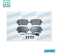 Brake pads 5SP1206 SAMKO for VW TRANSPORTER / CARAVELLE Mk V Bus MULTIVAN Mk V