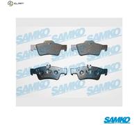 BRAKE PAD SET DISC BRAKE 5SP1232 FOR MERCEDES-BENZ M271.820/860 1.8L 4cyl 3.0L