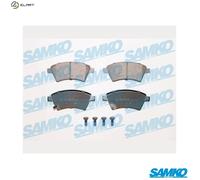 LPR Brakes Brake Pad Set 5SP1245 (SAMKO) – Fits FIAT Sedici 1.6 16V Disc