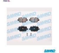 BRAKE PAD SET DISC BRAKE 5SP1249 FOR MINI COUNTRYMAN/COOPER CROSSOVER BMW