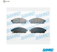 SAMKO 5SP1319 Brake Pad Set, disc brake for FIAT,MITSUBISHI,RAM