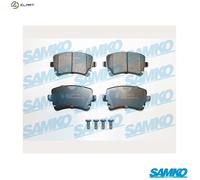 Brake pads 5SP1398 SAMKO for VW AUDI