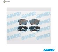 SAMKO 5SP1404 Brake Pad Set, disc brake for HONDA