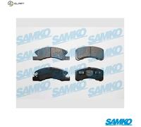 BRAKE PAD SET DISC BRAKE 5SP1443 FOR DAIHATSU TREVIS CHARADE/VII CUORE MIRA 1.0L