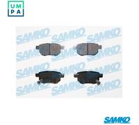 SAMKO 5SP1530 Brake Pad Set, disc brake for TOYOTA