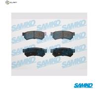 BRAKE PAD SET DISC BRAKE 5SP1564 FOR DAEWOO NUBIRA/Break/Wagon CHEVROLET 1.8L