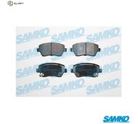 BRAKE PAD SET DISC BRAKE 5SP1621 FOR NISSAN NOTE/VERSA MARCH/IV/ACTIVE MICRA