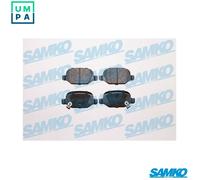 BRAKE PAD SET DISC BRAKE 5SP1724 FOR FIAT 312A2.000/A7.000 0.9L 2cyl PANDA 1.2L