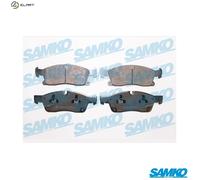 BRAKE PAD SET DISC BRAKE 5SP1735 FOR MERCEDES-BENZ OM 651.960 2.1L 4cyl M-CLASS