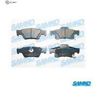 Brake pads 5SP1737 SAMKO for JEEP DODGE