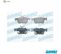 LPR Brakes Brake Pads 5SP1978 SAMKO for Ford Mondeo V, S-Max, Galaxy III, Kuga III