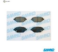 BRAKE PAD SET DISC BRAKE 5SP2049 FOR VAUXHALL OPEL CHEVROLET 1.0L 3cyl VIVA 1.0L