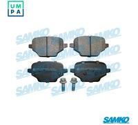 REAR BRAKE PAD SET DISC BRAKE FITS: PEUGEOT RIFTER 1.2 PURETECH 110/1.5 BLUEH
