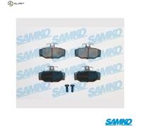 Brake pads 5SP217 SAMKO for VOLVO 740 760 740 Kombi 760 Kombi 940 940 Kombi 960