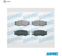 Brake pads 5SP264 SAMKO for NISSAN INFINITI
